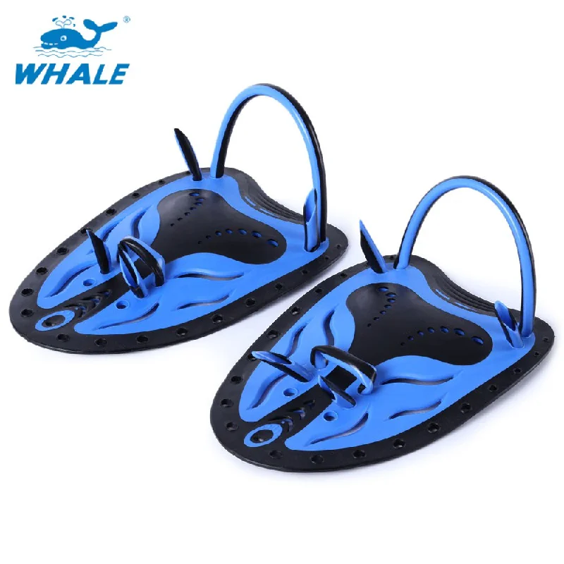 surfboard fins for wave accuracy-Whale 1 Paired Adjustable Swimming  Paddles Fins Swim Pool Diving Neoprene Hand Gloves for Men Women