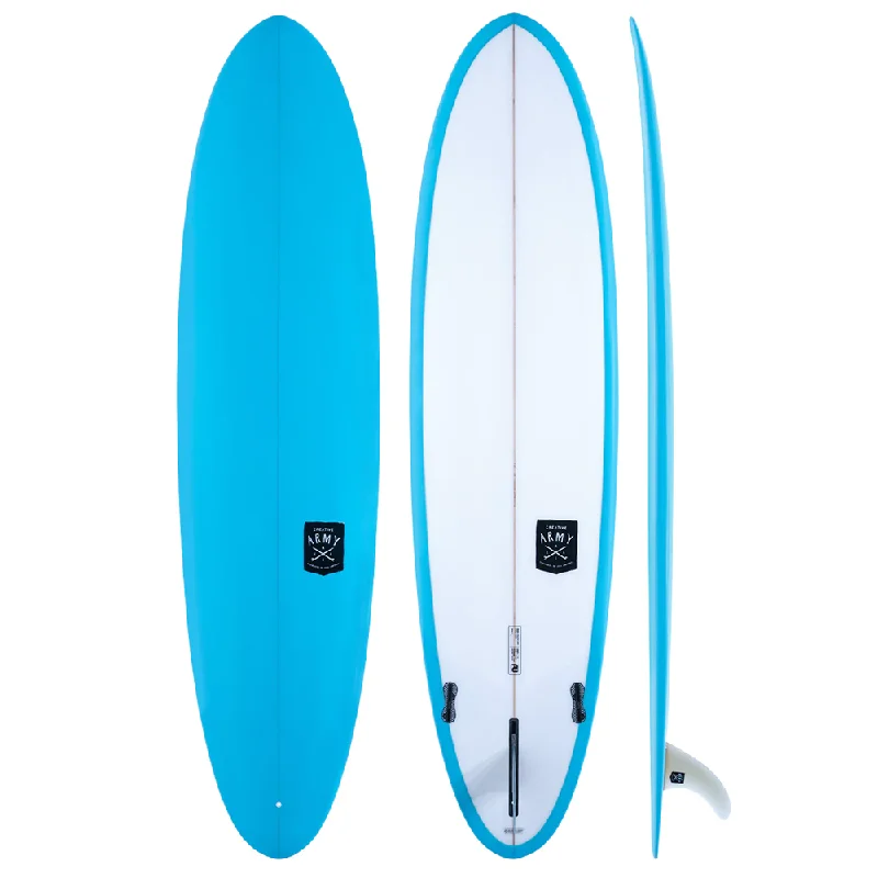 surfboards for choppy water-CREATIVE ARMY HUEVO 7'6" - PU BLUE ATOLL