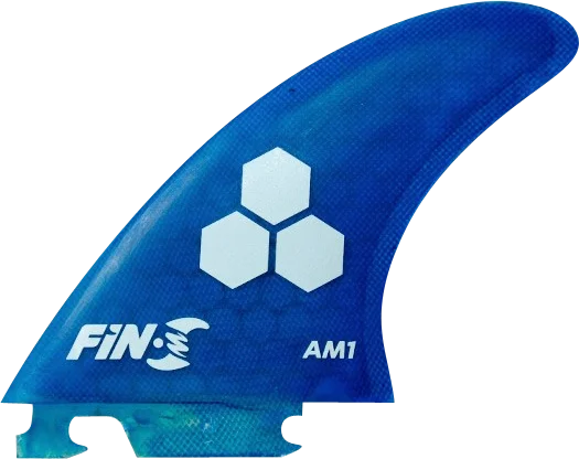 surf fins for sharp turns-Fin-S Am-1 Honeycomb Blue 3 Fins Surfboard FIN  -  SET OF 3PCS