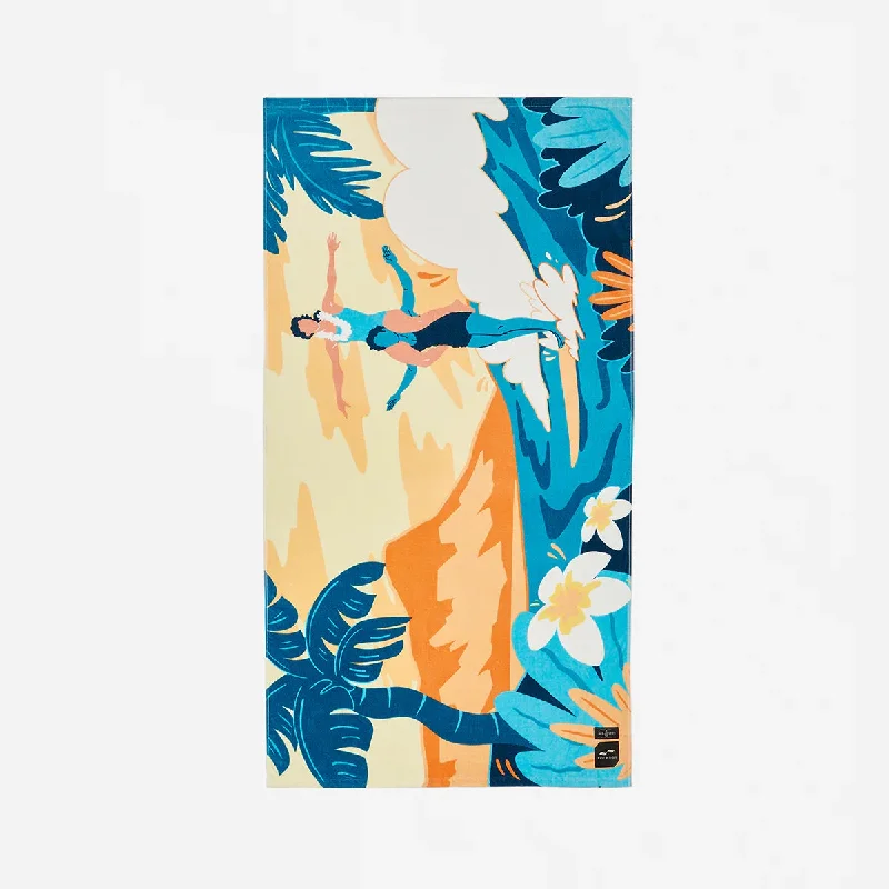 durable surfboards for rocky conditions-Slowtide Duke Beach Towel