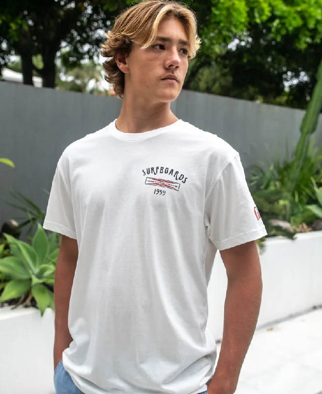 surfboards with excellent wave control-G&S Surfboards Tee | Off White