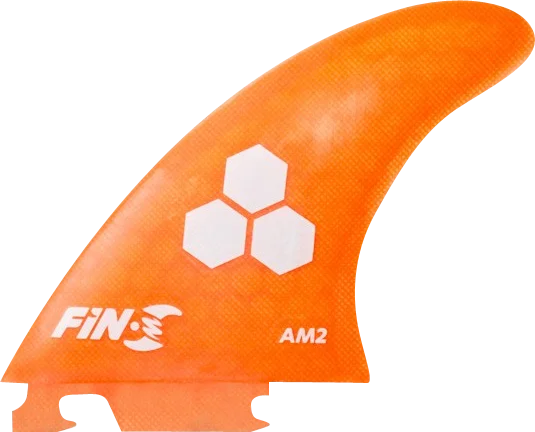 surf fins for relaxed surfing-Fin-S Am-2 Honeycomb Neon Orange 3 Fins Surfboard FIN - 3PCS SET