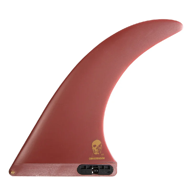 surfboard fins for precise carving-FCS II CHRISTENSON LONGBOARD FIN PG 9" - BLOOD RED