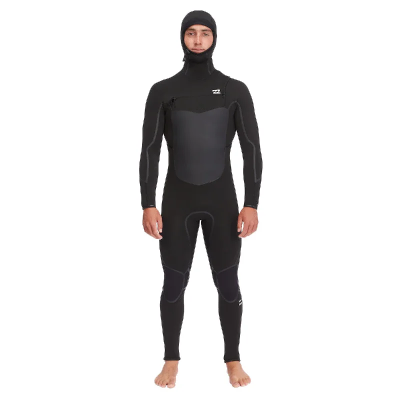 5/4 Mens Billabong Absolute Plus Chest Zip Hooded Full Wetsuit