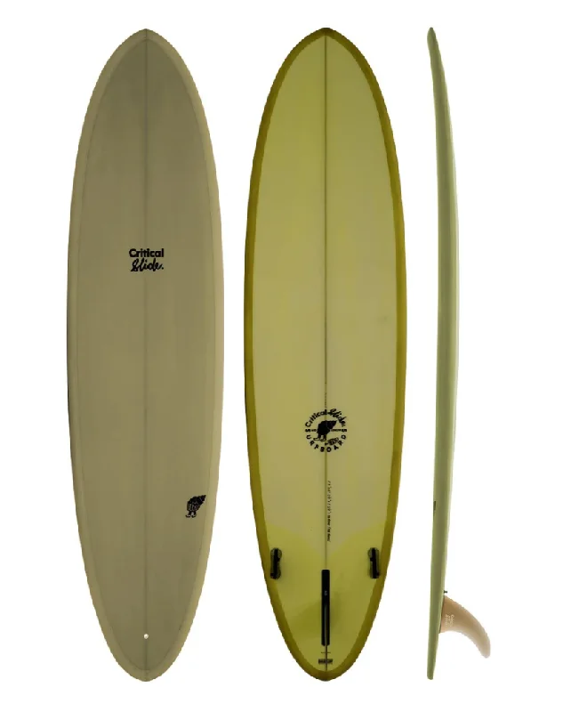 surfboards for carving and turning-7'0 TCSS Critical Slide The Hermit - PU - Jade