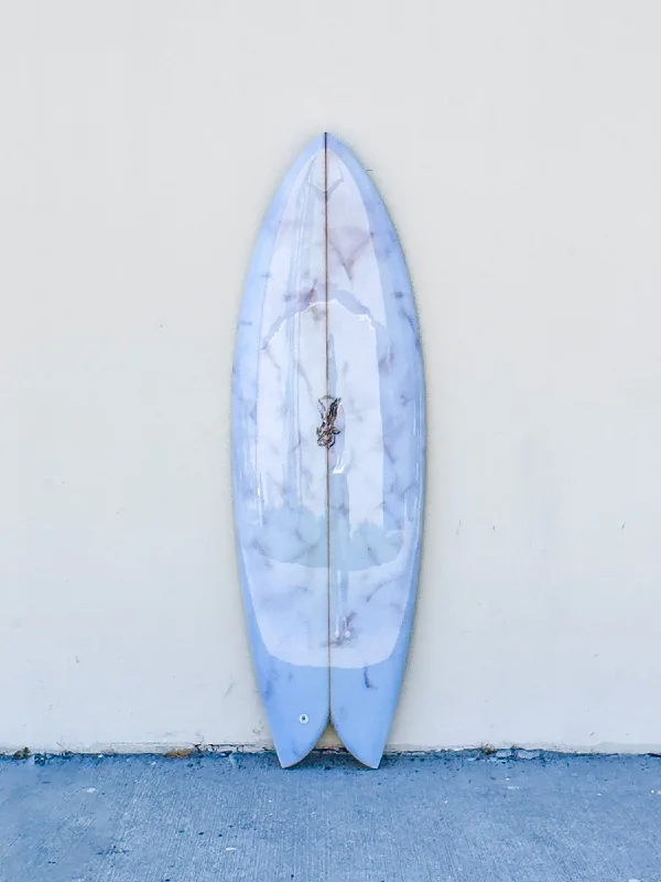 durable boards for rocky conditions-Nuevo Camino | 5'8” Escondido Keel Stone Wash Polish Surfboard