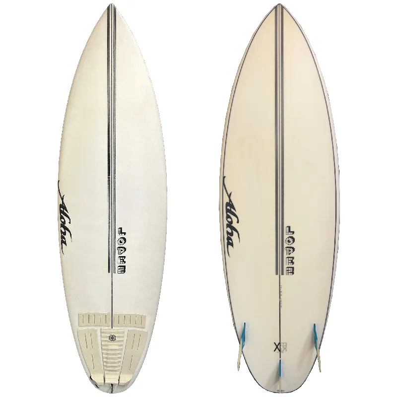 soft-top surfboards for safety-Aloha x Lopez 5'10 Consignment Surfboard - FCS II