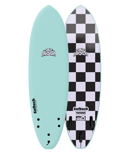 surfboards for choppy water-6.0 Sky Brown Softech