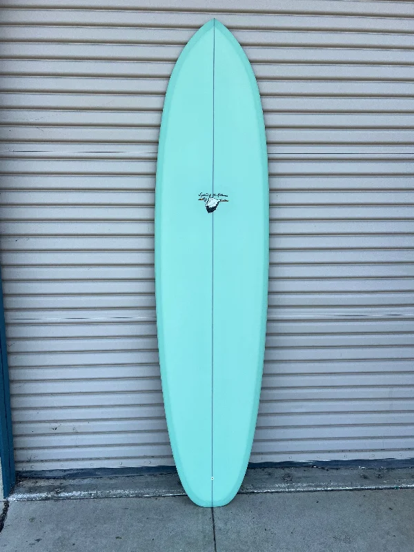 surfboards for smooth, effortless rides-WESTON Surfboards //  7'6'' Goodfoot //  Sweet Mint Surfboard