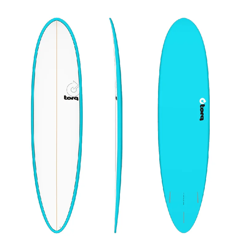 shortboards for faster waves-TORQ TET MOD FUN BLUE/PINLINE 7'6 2022