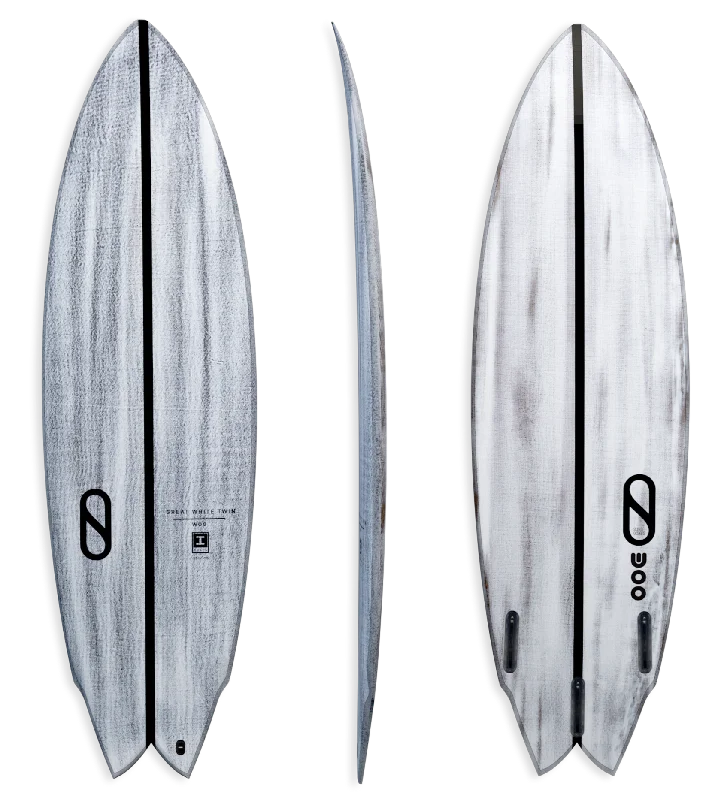 fun surfboards for playful rides-6'0 Great White Twin 2+1 volcanic