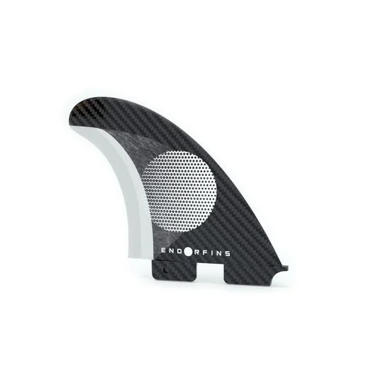 surfboard fins for greater power-Endorfin Slater KS1 FCS II Tri Fin Set-Black/White-Medium