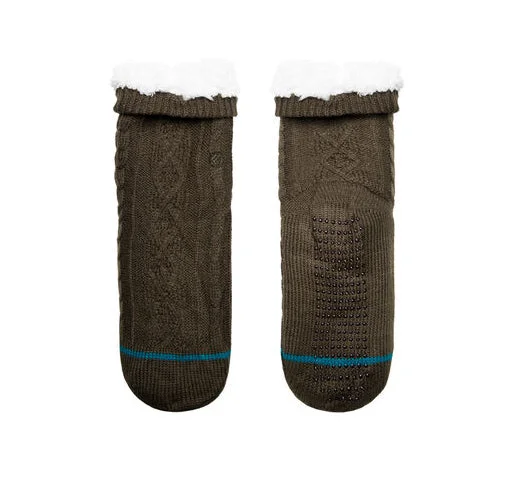 lightweight surfboards for easy handling-Stance Forest Slipper Sock Dark Green