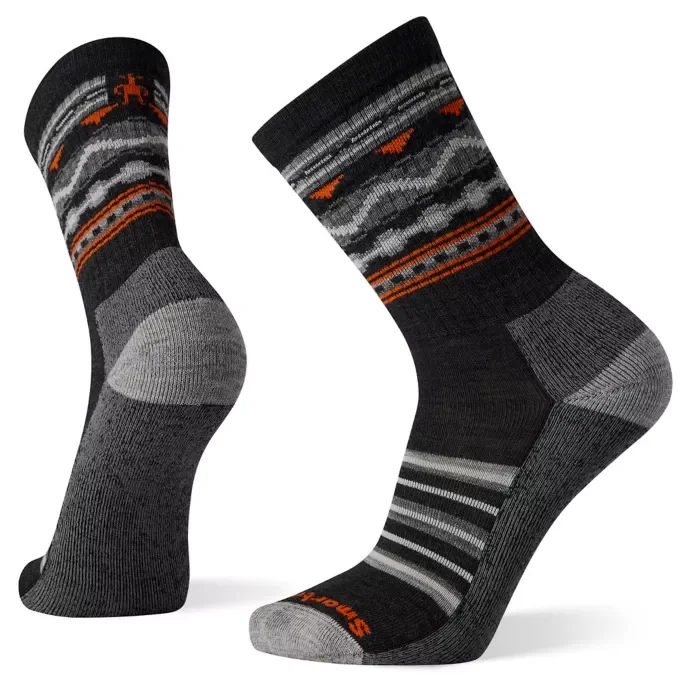 surf jackets for wind protection-Everyday Hudson Trail Crew Socks - Charcoal