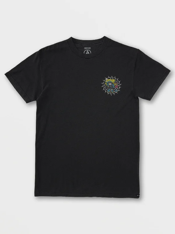 VOLCOM SKATE VITALS PROVOSTER SHORT SLEEVE TEE BLACK