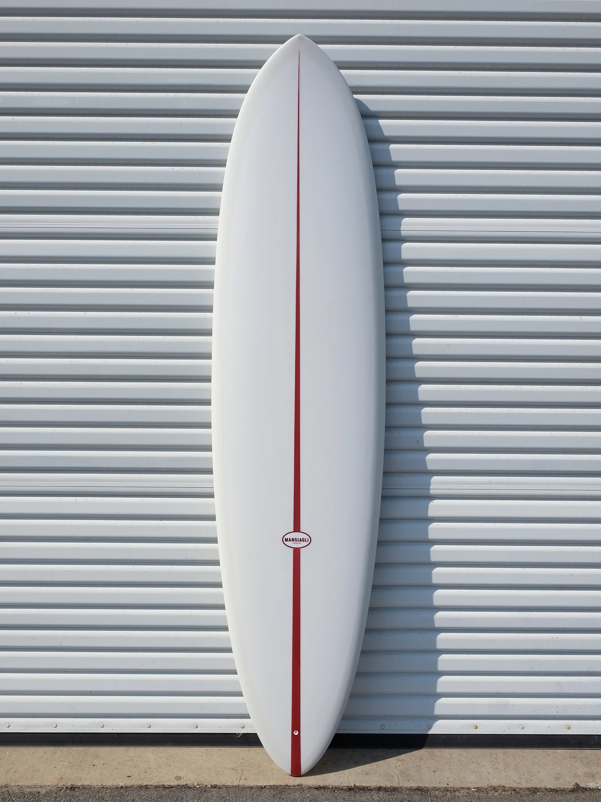 lightweight and durable surfboards-7'2" M4 Pin Red Wedge Surfboard