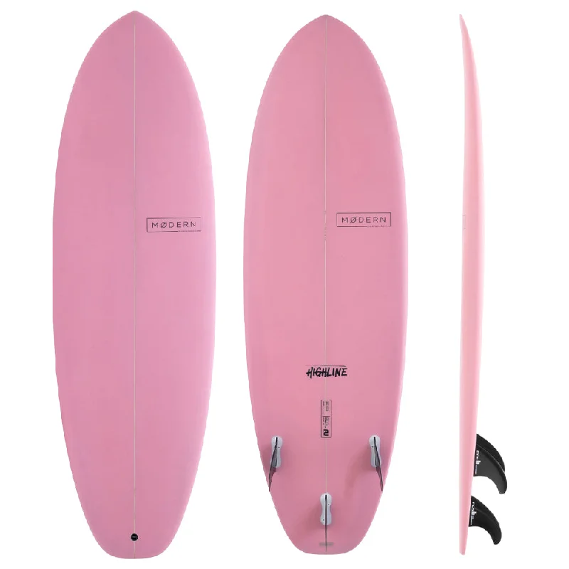 durable longboards for steady rides-MODERN HIGHLINE CANDY PINK P.U 6'0" 2022