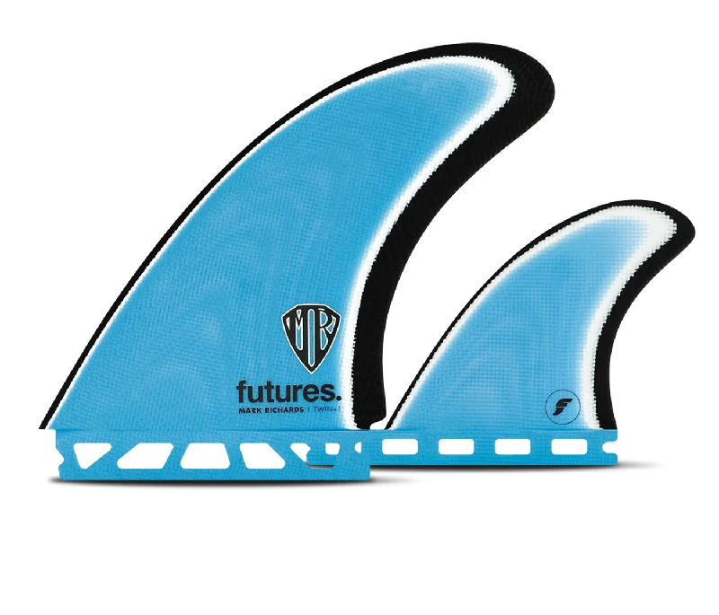 surfboard fins for consistent rides-Futures MR Twin+1 Fin Set-Blue/White/Black