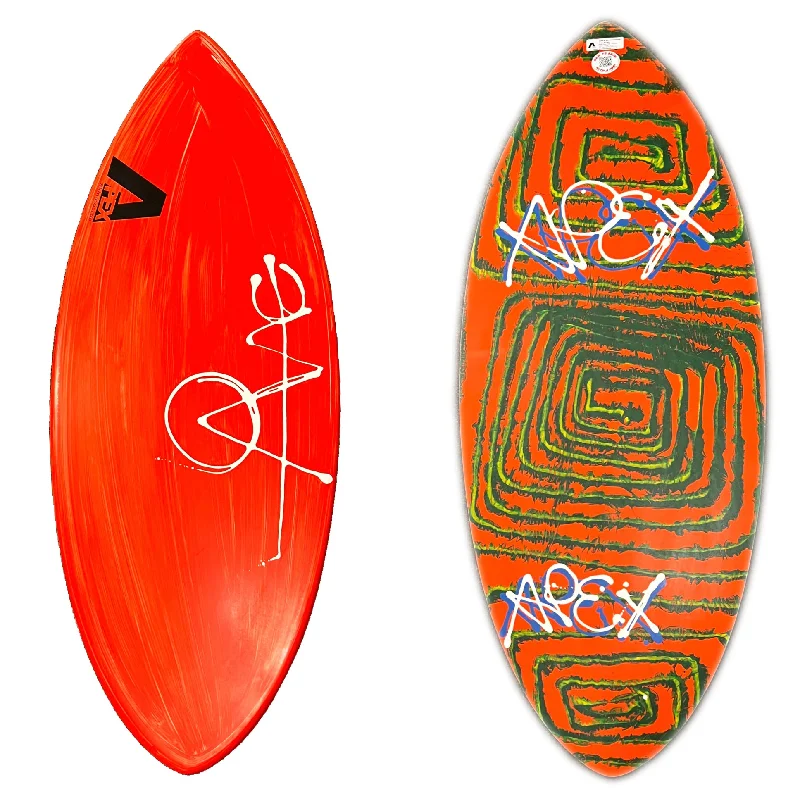 longboards for smooth paddling-Apex 51" Avac Skimboard Red