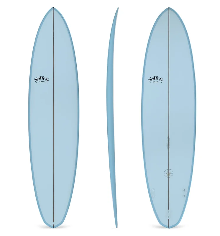 quality surfboards for top performance-7'6" Over Easy Surfboard Blue Resin Tint (Poly)