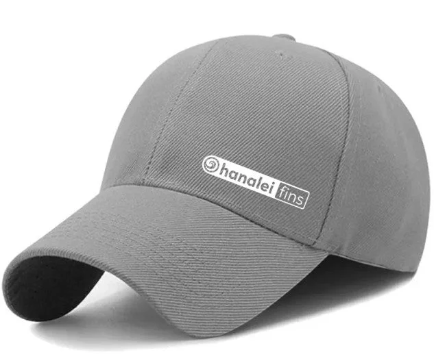 Hanalei Rectangle Logo 6 panel Cap Grey