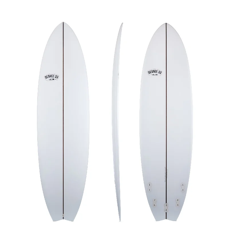 surfboards with good buoyancy-6'6" Easy Rider Fish Surfboard Darkwood Stringer (Poly)