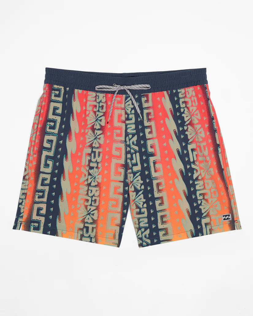 best surf clothes for traveling-Billabong Boy's Sundays Layback Swim Trunks