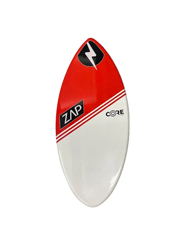 short surfboards for advanced surfers-Zap Core 44" Skimboard Red White