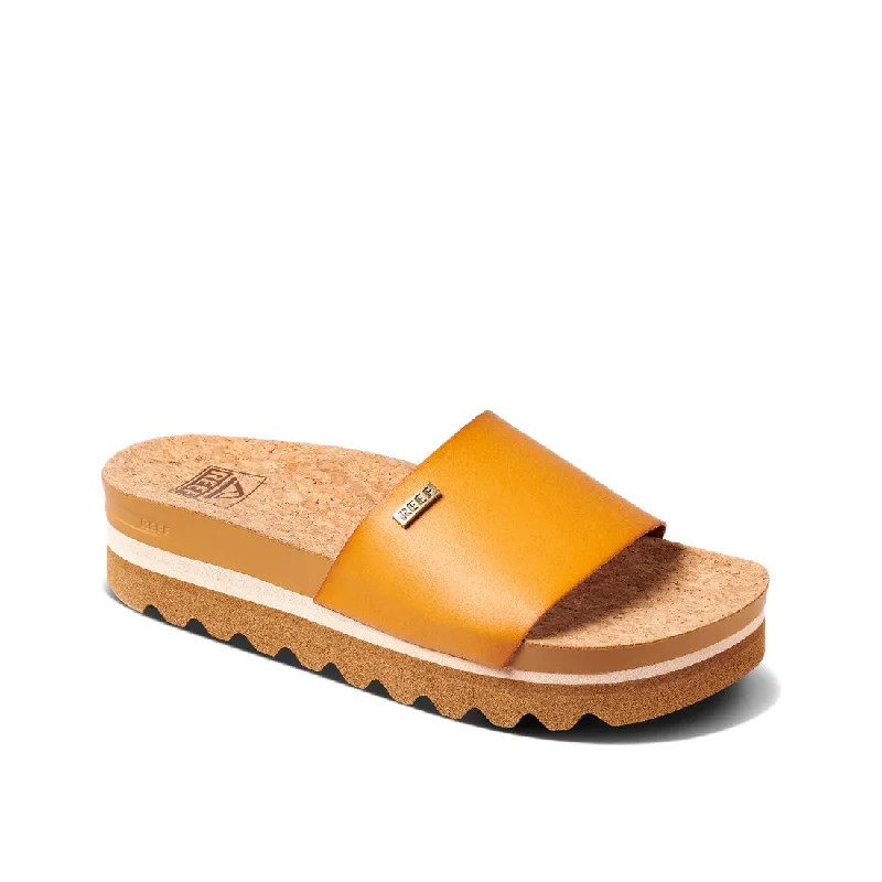 stable longboards for a relaxing ride-Reef Cushion Scout Hi Natural Sandal