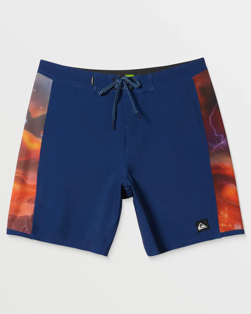 surf suits for year-round use-Quiksilver Men's Surf Silk Arch 19" Boardshorts