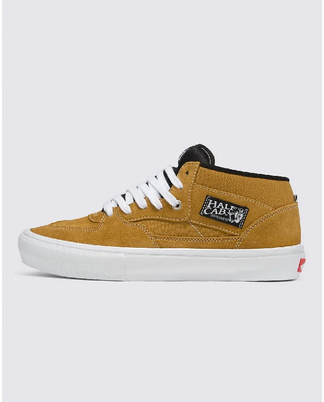 wide nose surfboards for balance-Vans Skate Half Cab Gold