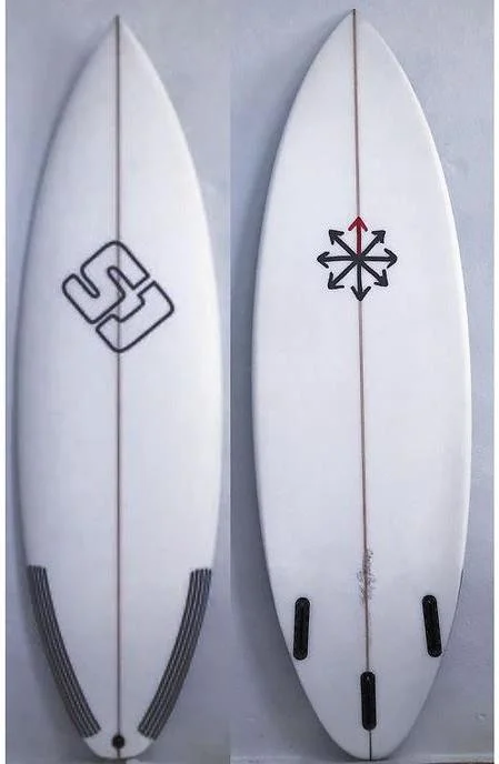 surfboards with fast paddling speed-5'6 Summer Jet Charged Particle Round Tail