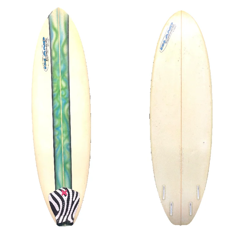 surfboards for fun on small waves-Island 6'2" Squashtail Quad