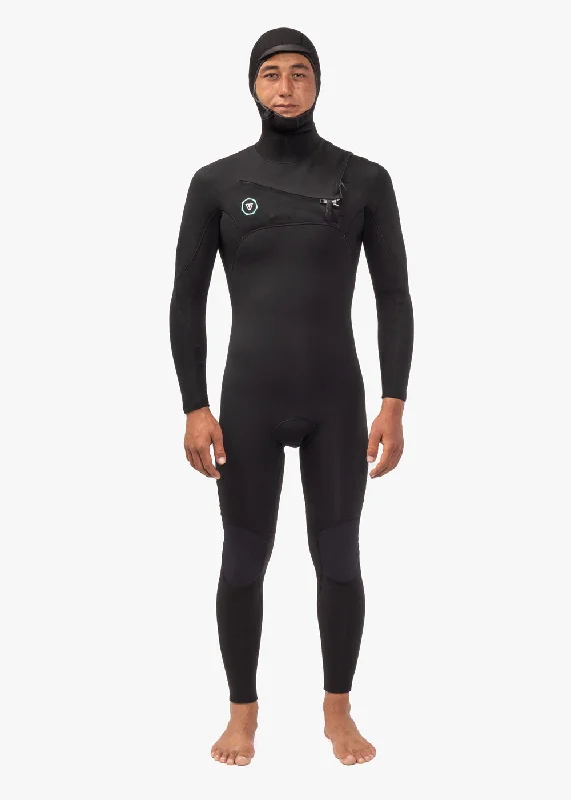 7 Seas 4-3 Full Hooded Chest Zip Wetsuit