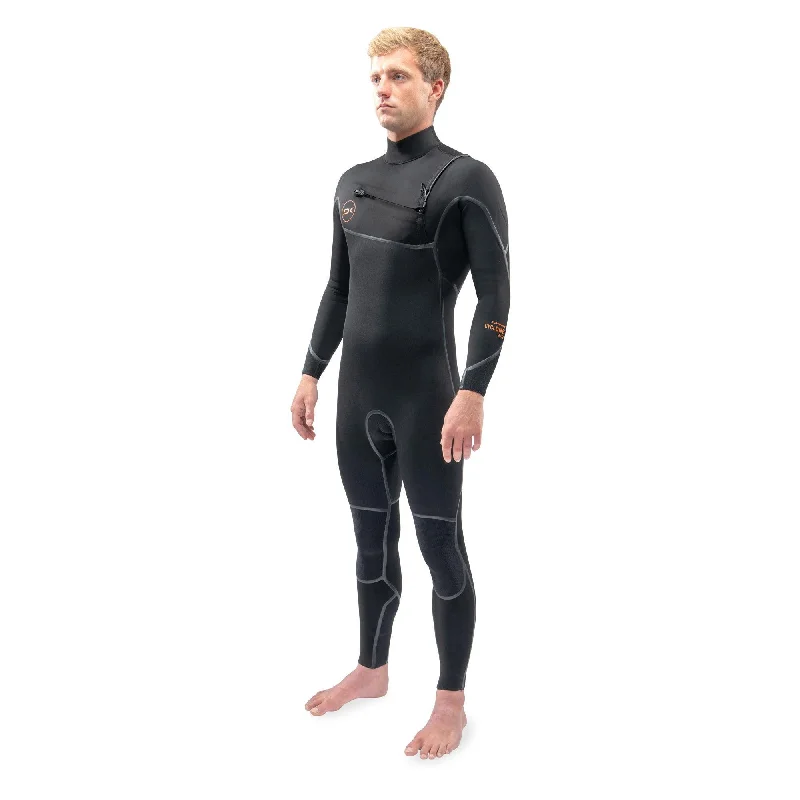 Dakine Mens Cyclone Chest Zip Full Suit 5/4mm (Black)