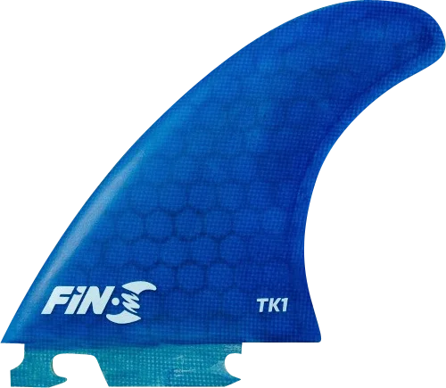 strong surfboard fins for rocky conditions-Fin-S Tk-1 Honeycomb Blue 3 Fins Surfboard FIN  -  SET OF 3PCS