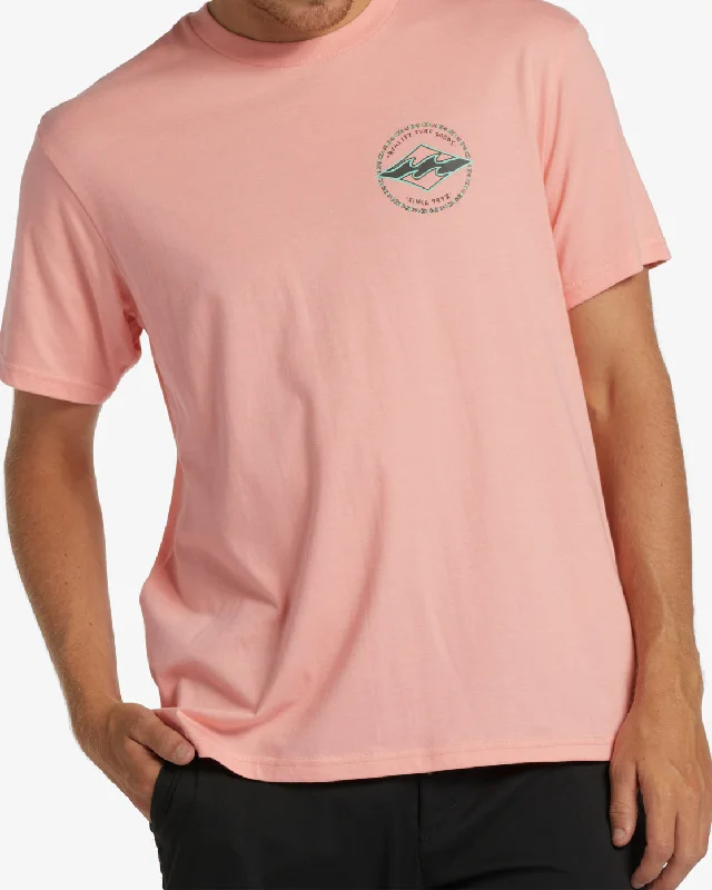 surf pants for all-day wear-Billabong Mens Rotor Diamond Short Sleeve T-Shirt