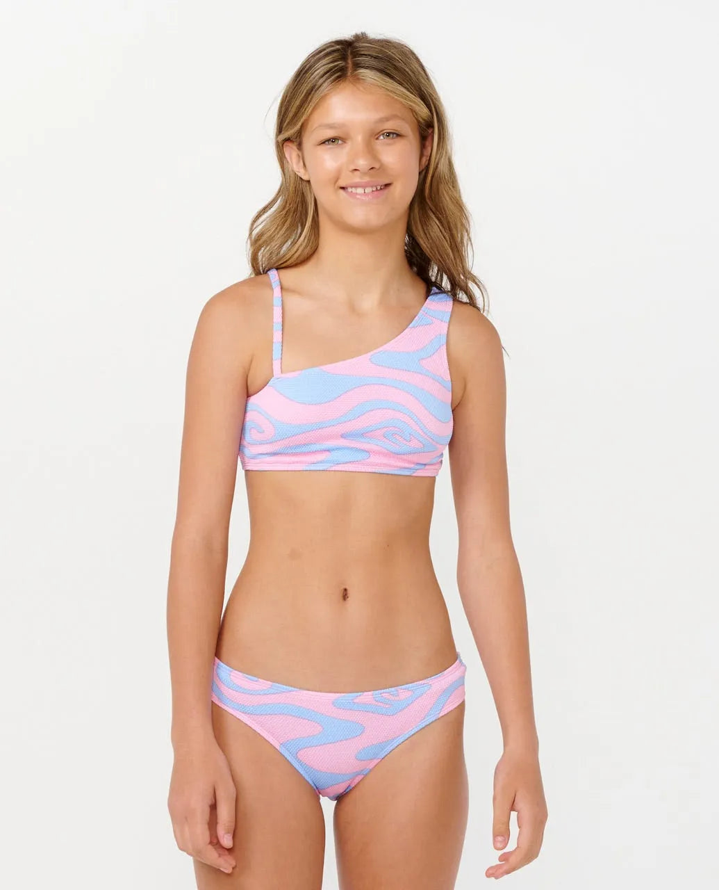 surf hats for sun protection-Rip Curl Girls Sun Sol Cosmic 2 Piece Bikini Set