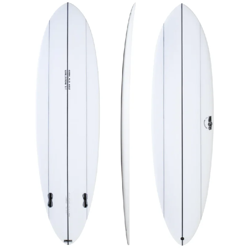 surfboards with maximum wave-catching potential-JS BIG BARON TWIN PE 6'8 B FCS II 42.8L