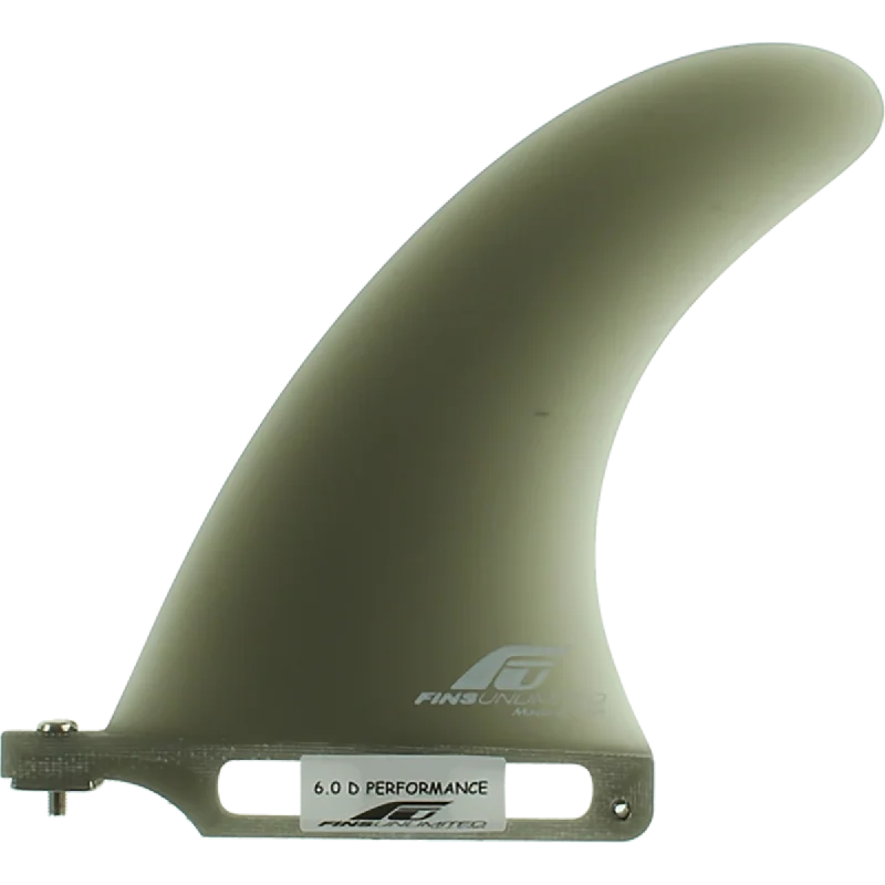 surfboard fins for greater power-Fins Unlimited D Performance 6" Smoke Surfboard FIN