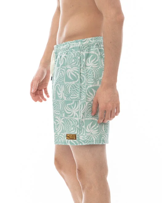 surfing clothes for men’s outdoor activities-RVCA Men's Exotica Elastic Waist Shorts