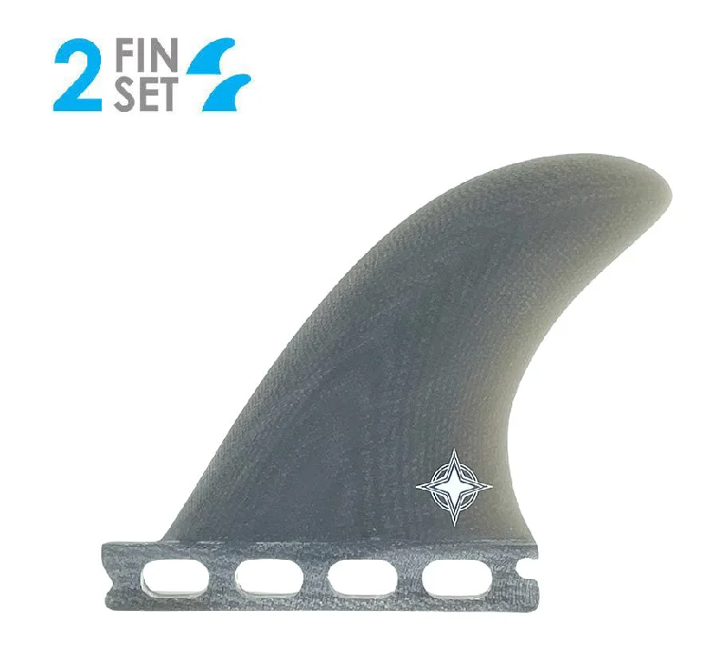 fins for a faster surfboard ride-True Ames Wayne Rich Side Bites-Smoke-4.0"