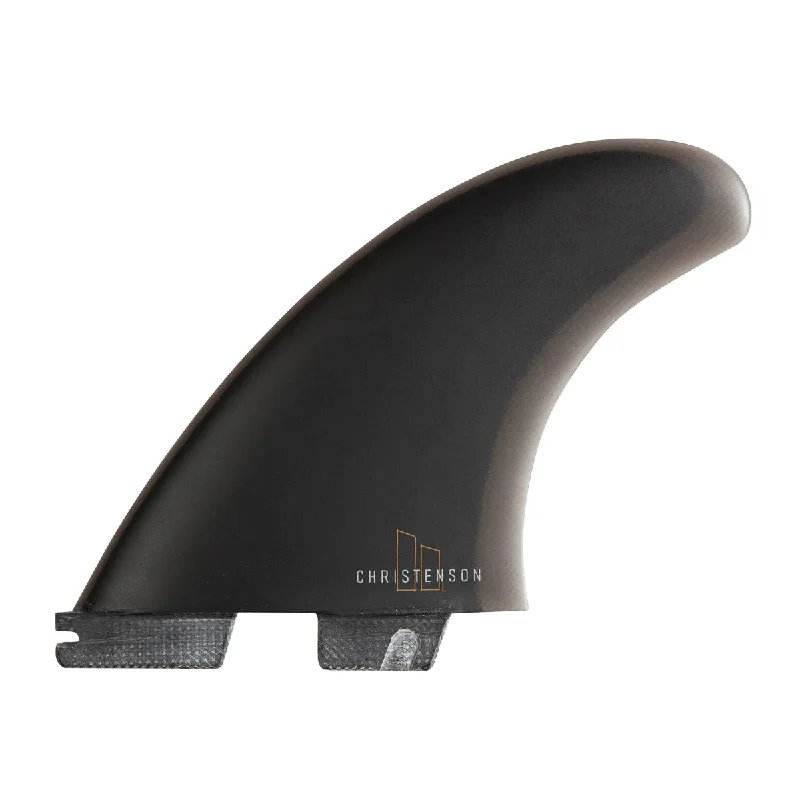 high-quality fins for expert riders-FCS II Christenson PG Tri/Quad Fin Set-Black-Medium