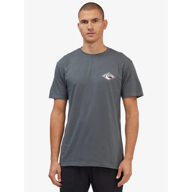 durable surf pants for outdoor use-Quiksilver Mens Inside Out Short Sleeve T-Shirt