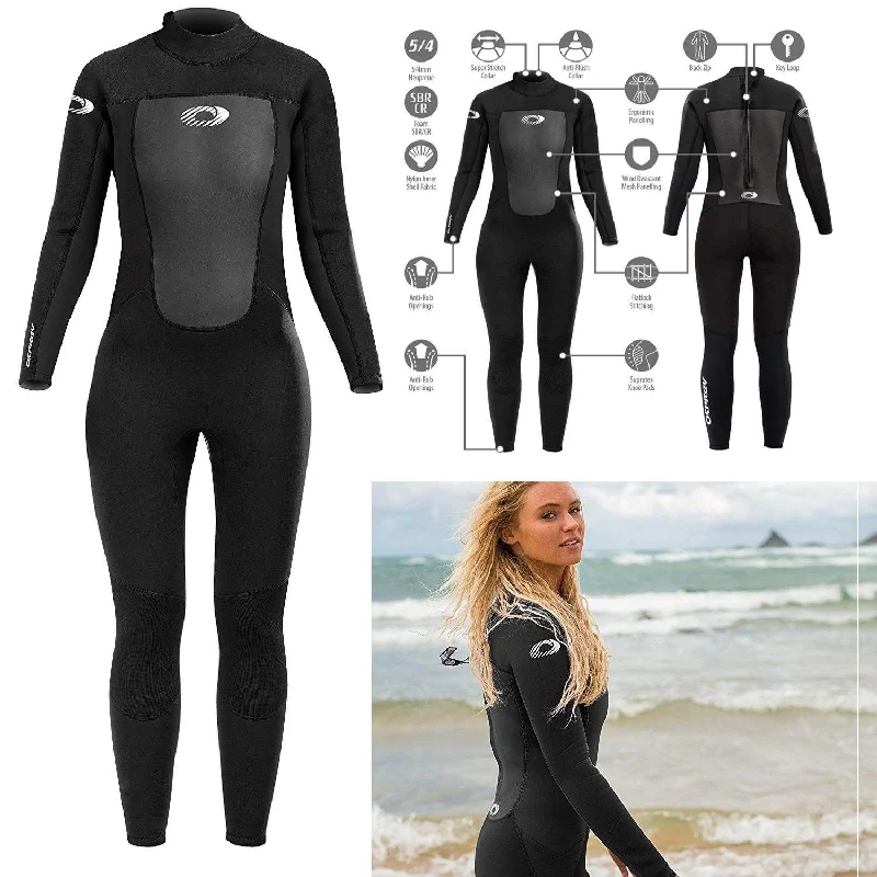 Osprey Origin Womens 5/4 Wetsuit Black