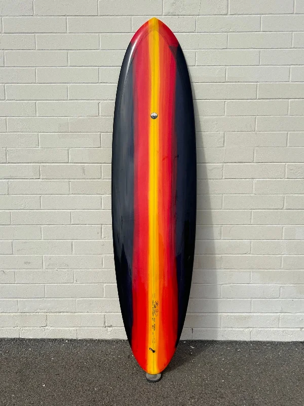 high-performance longboards for smooth rides-Woodin Surfboards | 7’2” Gypsy Eye in Sunset Abstract Surfboard