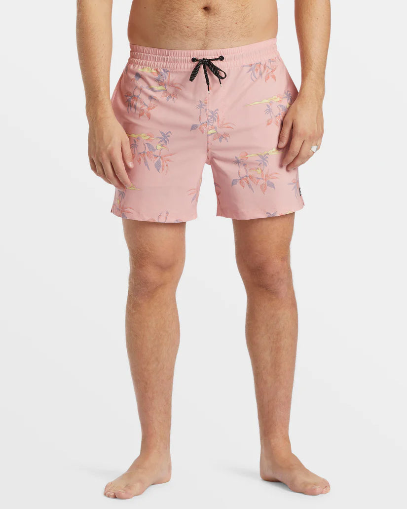 comfortable surfwear for all-day wear-Billabong Mens Good Times Layback Swim Trunks