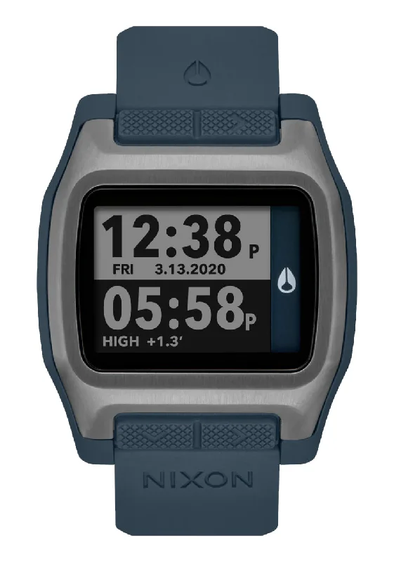 surfboards with excellent wave control-Nixon Tide Dark Slate Watch