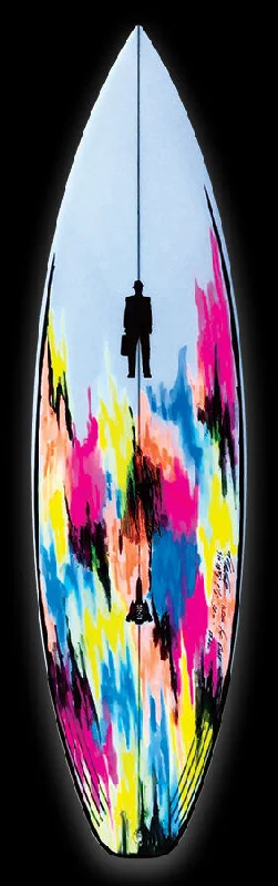 custom surfboards for personalized rides-SR-71 | abstract hand brushed