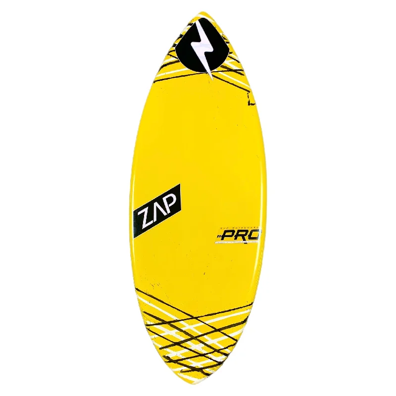 beginner-friendly surfboards-Zap Large Pro 54" Skimboard Yellow